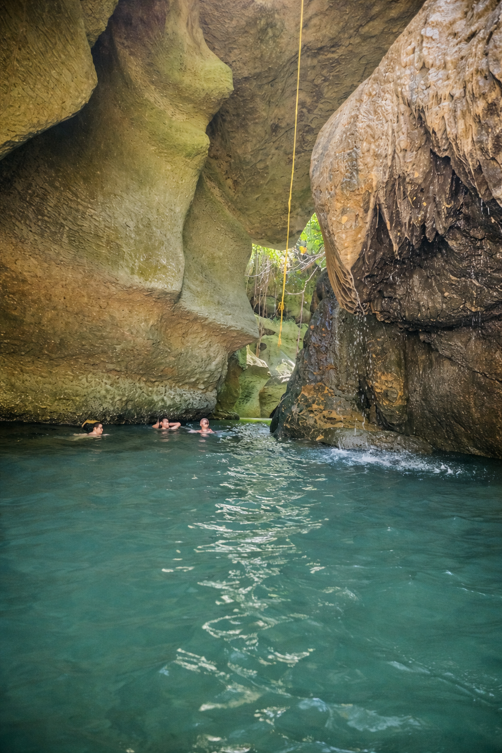 Exploring the natural river caves